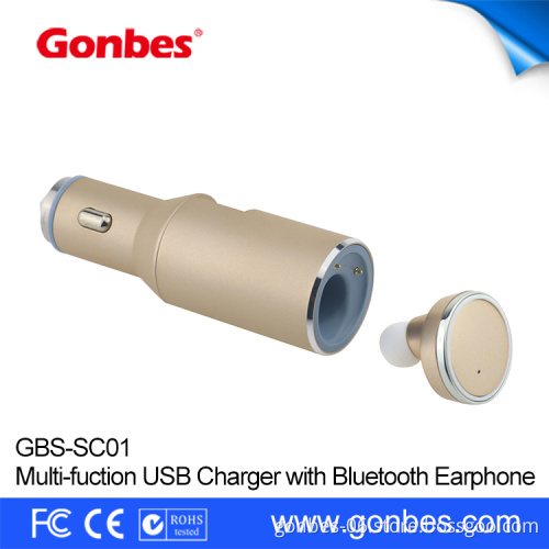 Dual USB hands free phone call custom usb car charger